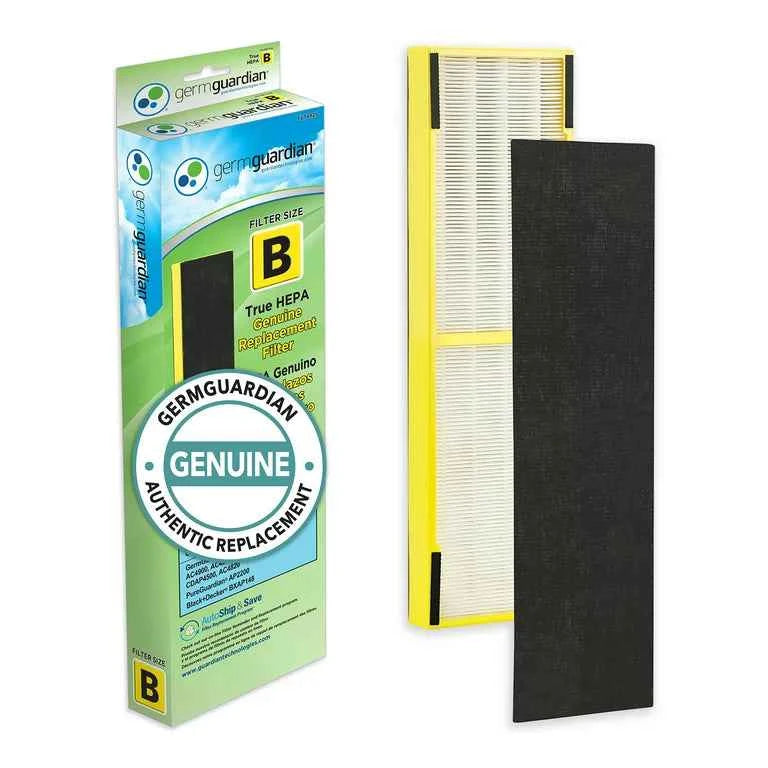 GermGuardian Filter B True HEPA Pure Genuine Replacement Filter for Air Purifiers, FLT4825
