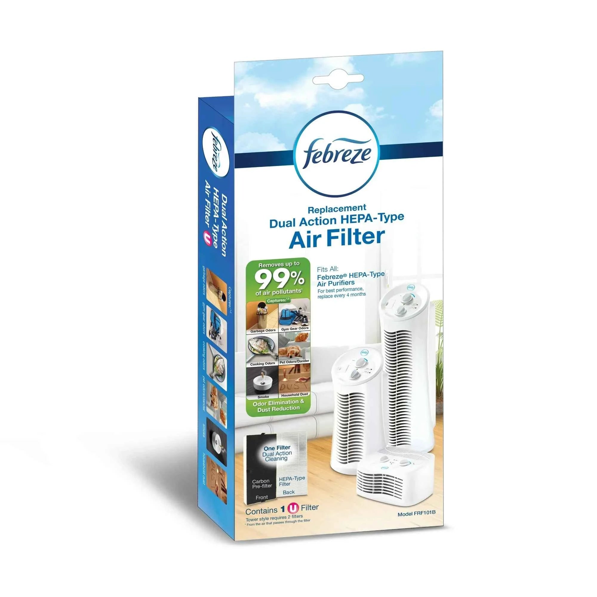 Febreze Dual Action HEPA-Type Filter, 4.9