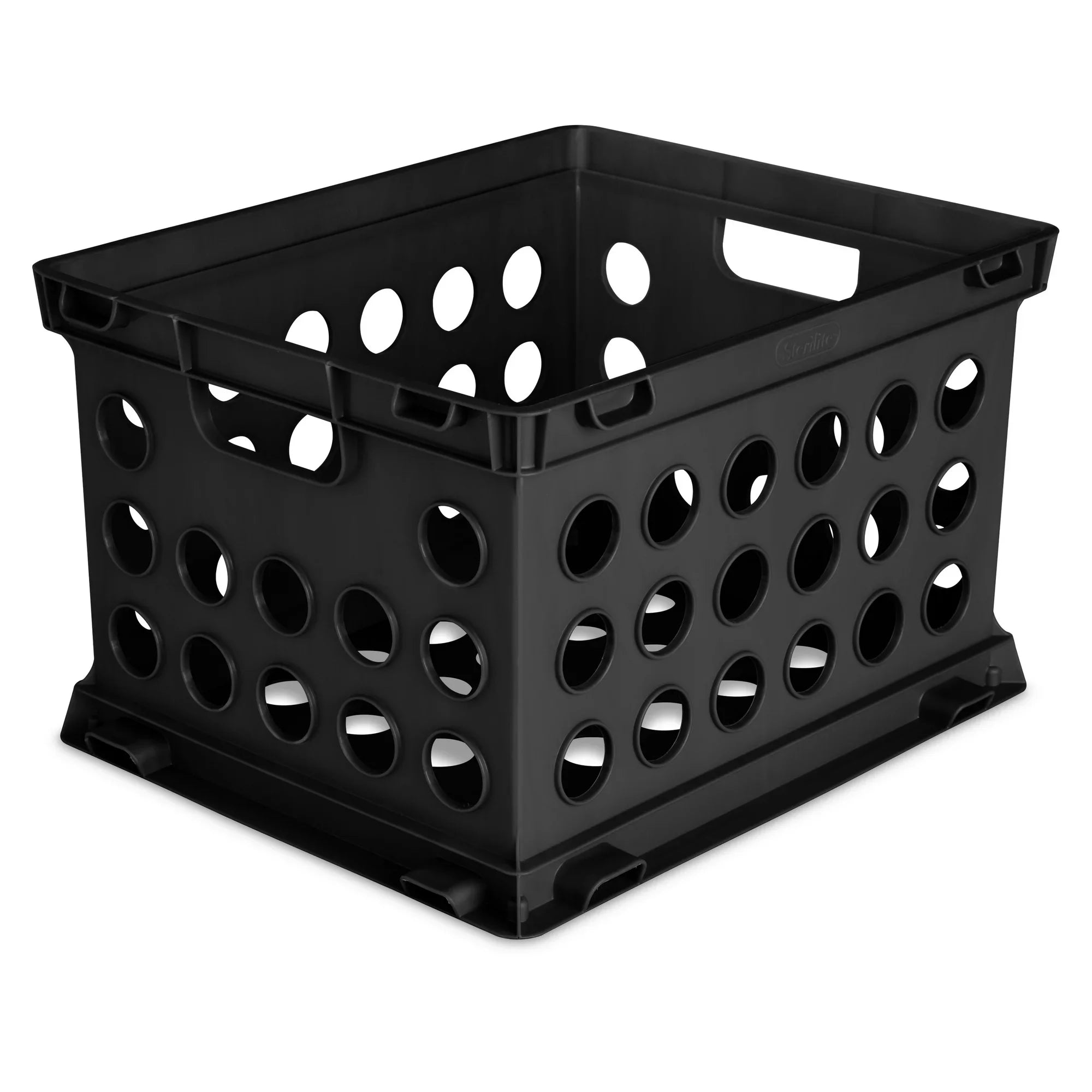 Sterilite Plastic File Crate in Black - Amado Deals - wholesale and distributors with free shipping in United States