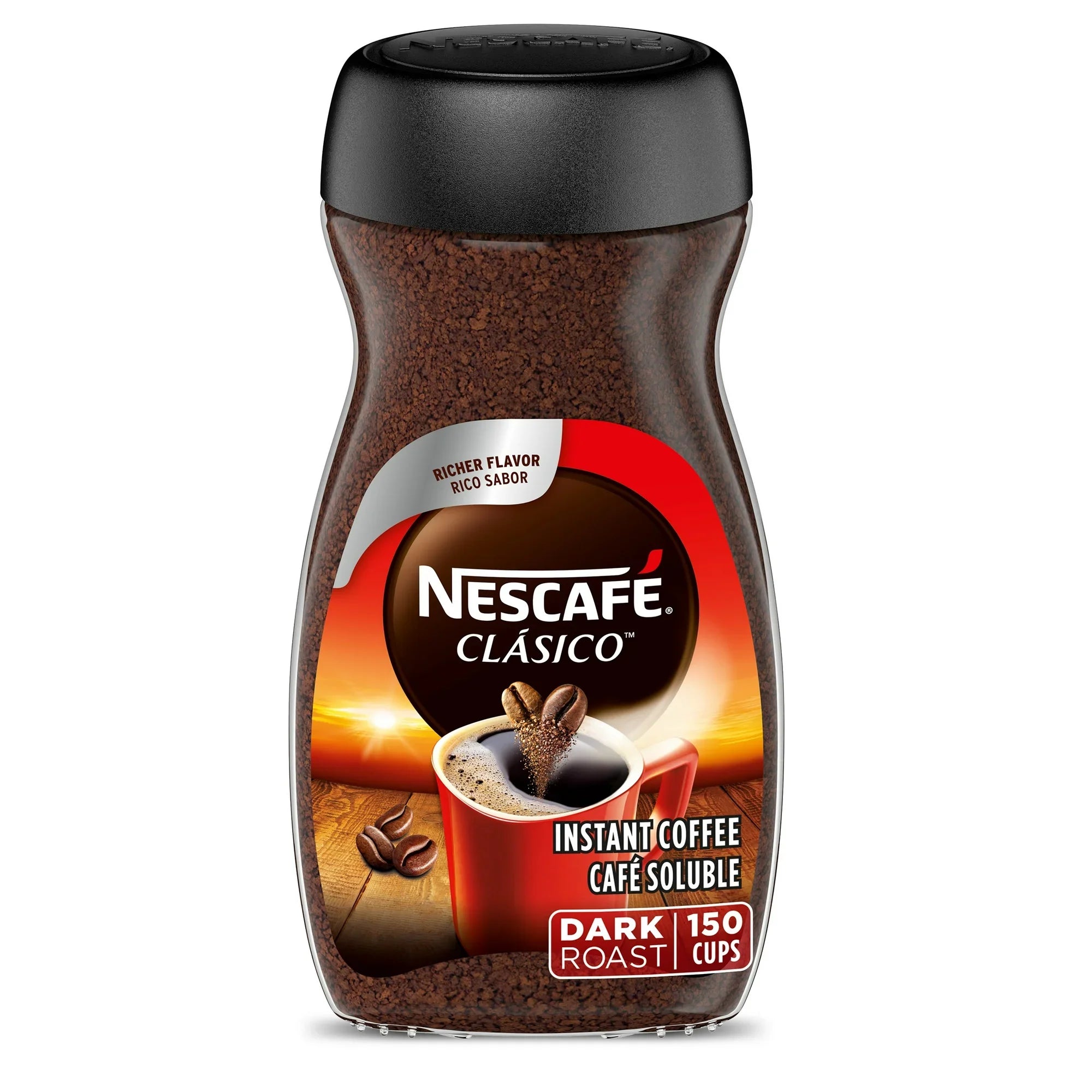 NESCAFÉ CLÁSICO Dark Roast, Instant Coffee, 1 Jar, 10.5 oz - Amado Deals - wholesale and distributors with free shipping in United States
