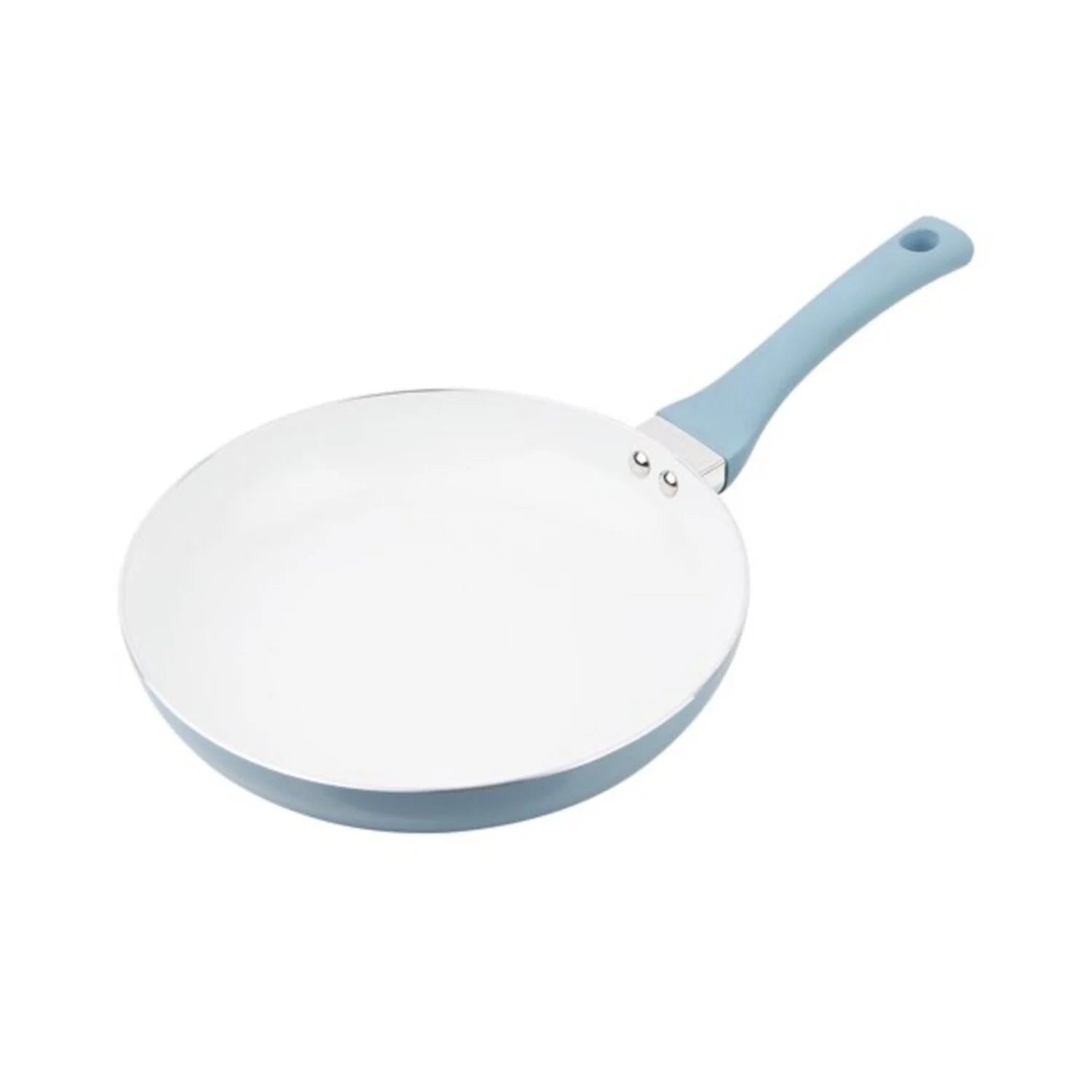 Mainstays Non-Stick Ceramic-Coated Aluminum Alloy 12in Frying Pan Blue Linen - Amado Deals - wholesale and distributors with free shipping in United States