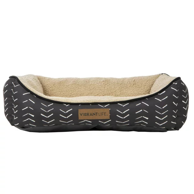 Vibrant Life Luxe Cuddler Mattress Edition Dog Bed, Medium, 27