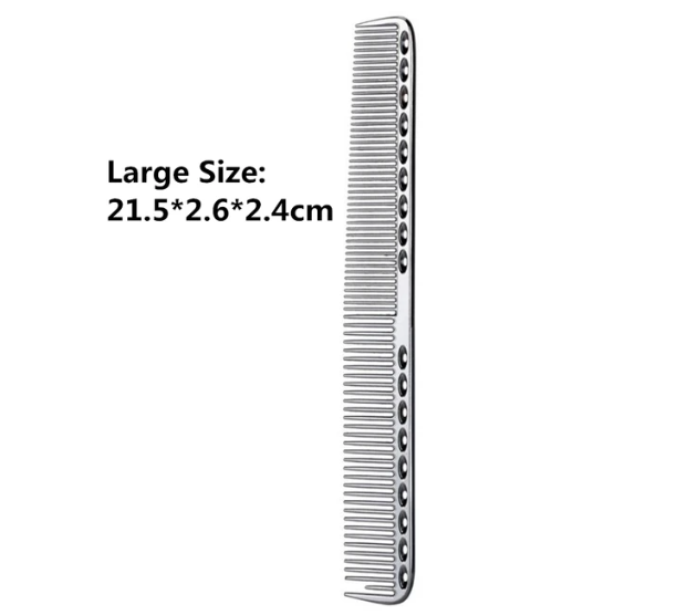 1pc Metal Hair Comb Professional Hairdressing Combs Hair Cutting Dying Brush Portable Salon Hair Barber Accessories Tools - Amado Deals - wholesale and distributors with free shipping in United States