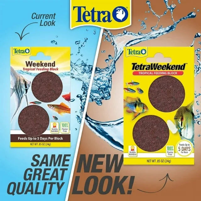 (3 pack) Tetra Weekend Tropical Feeding Block 0.85 Ounce, Feeds Fish up to 5 Days - Amado Deals - wholesale and distributors with free shipping in United States