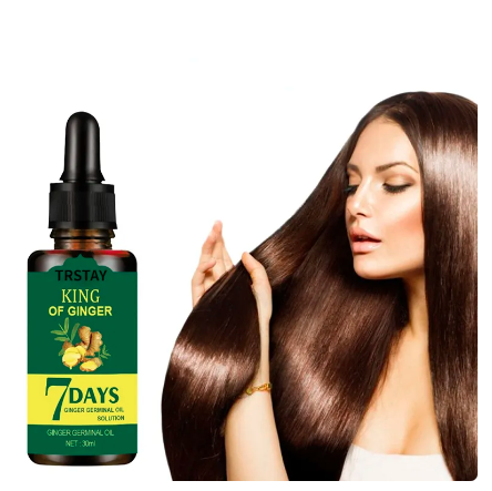 30ml Ginger Hair Care Essential Oil 7 Day Improves Scalp Environment Hair Loss Treatment Hair Growth Care Essence Oil TSLM1 - Amado Deals - wholesale and distributors with free shipping in United States