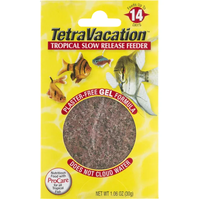 (4 pack) Tetra Vacation Tropical Feeding Block 1.06 Ounce, Feeds Fish up to 14 Days - Amado Deals - wholesale and distributors with free shipping in United States