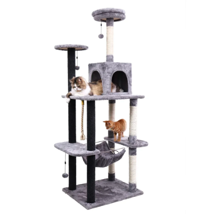 9 Kind Cat Toy Scratching Post for Cat Wood Climbing Tree Jumping Training Frame Cat Furniture Cat House Condo Domestic Delivery - Amado Deals - wholesale and distributors with free shipping in United States