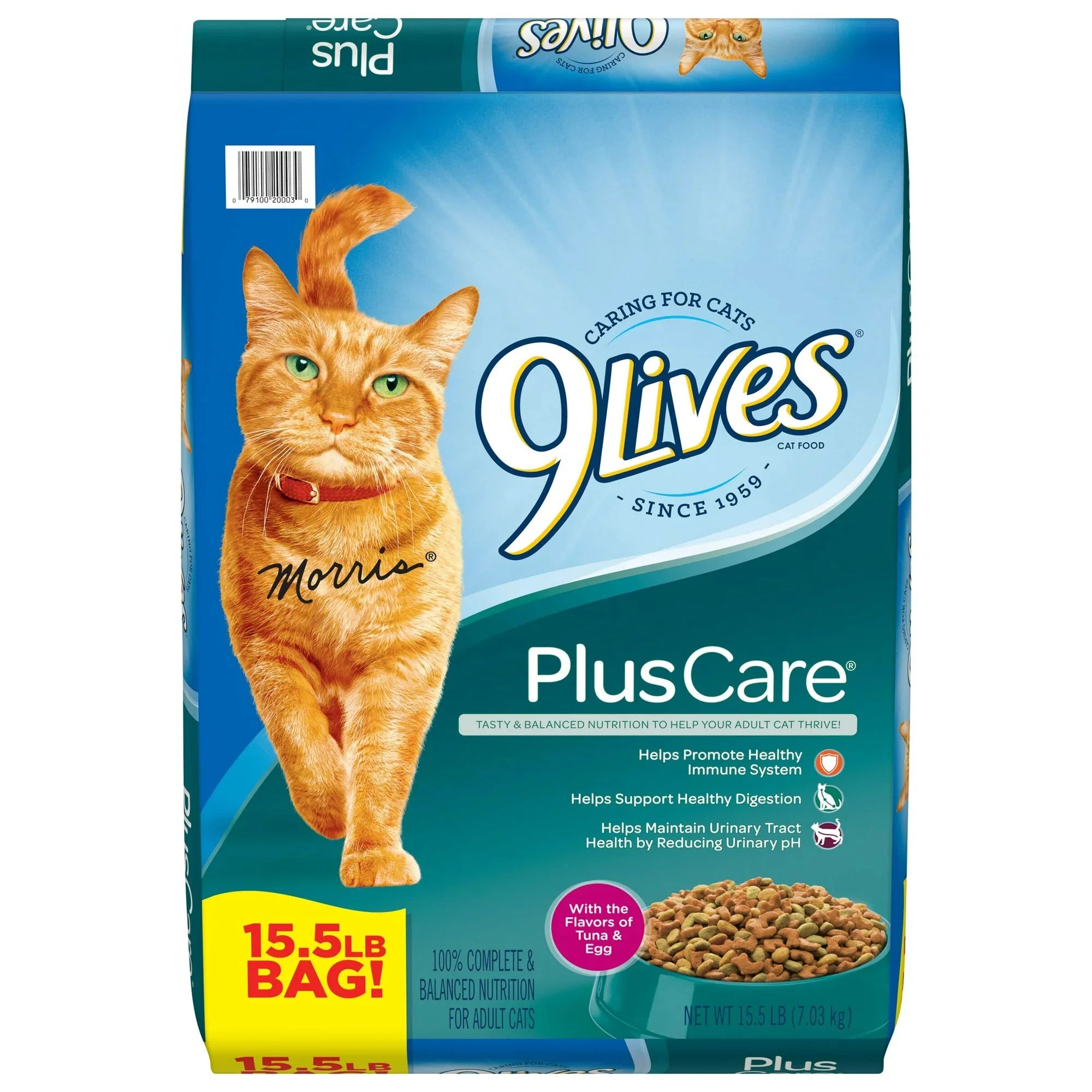 9Lives Plus Care Dry Cat Food With Tuna & Egg Flavors, 15.5 lb Bag - Amado Deals - wholesale and distributors with free shipping in United States