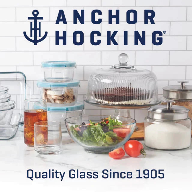 Anchor Hocking Heritage Hill Glass Jar with Lid, 2 Gallon - Amado Deals - wholesale and distributors with free shipping in United States