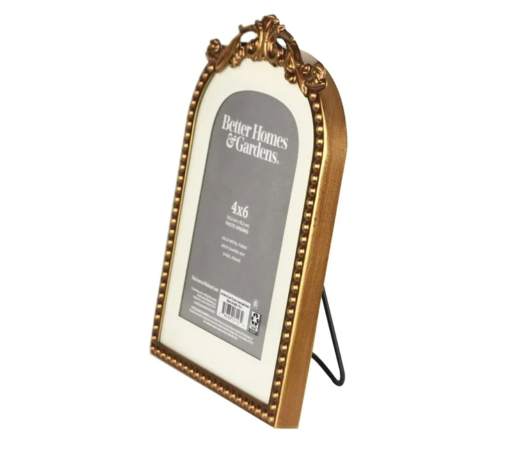 Better Homes & Gardens 5x7 Primrose Tabletop Picture Frame, Gold - Amado Deals - wholesale and distributors with free shipping in United States
