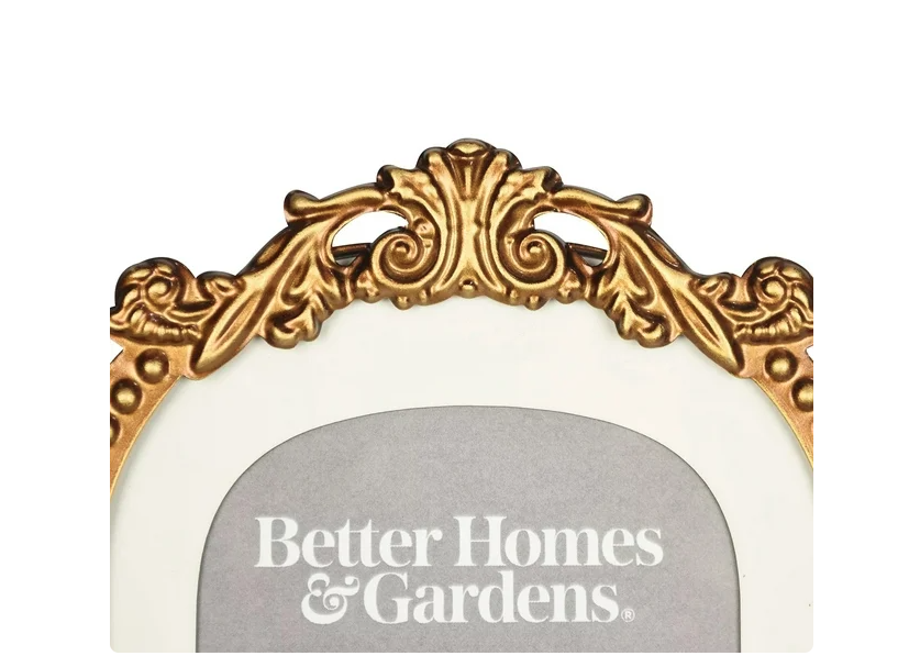 Better Homes & Gardens 5x7 Primrose Tabletop Picture Frame, Gold - Amado Deals - wholesale and distributors with free shipping in United States