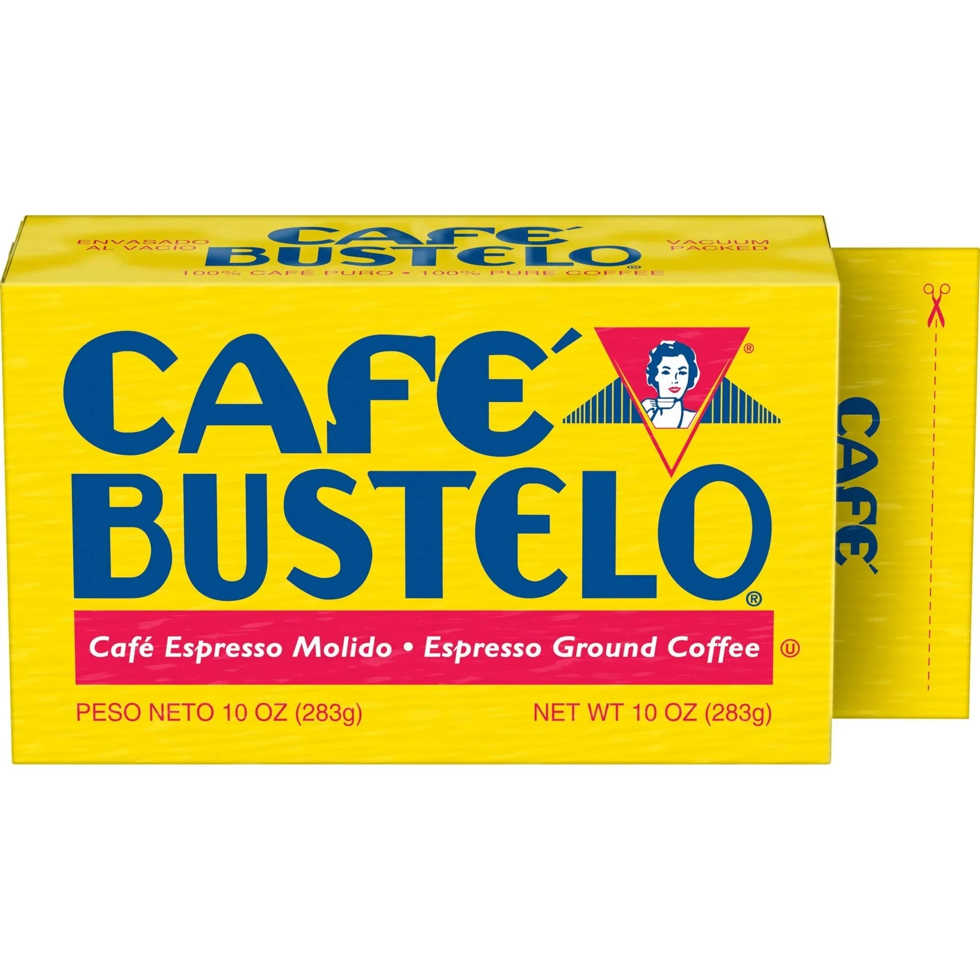Caf Bustelo, Espresso Style Dark Roast Ground Coffee, Vacuum-Packed 10 oz. Brick - Amado Deals - wholesale and distributors with free shipping in United States