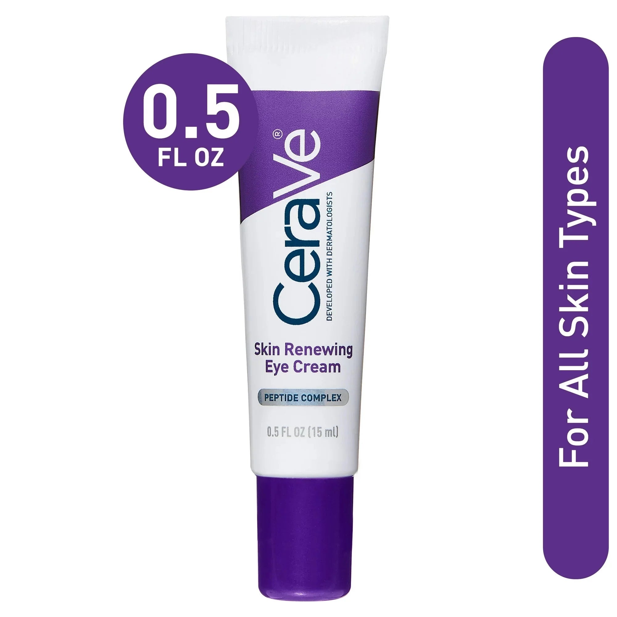 Cerave Anti-Aging Eye Cream for Wrinkles with Caffeine and Hyaluronic Acid, Fragrance Free, 0.5 oz - Amado Deals - wholesale and distributors with free shipping in United States