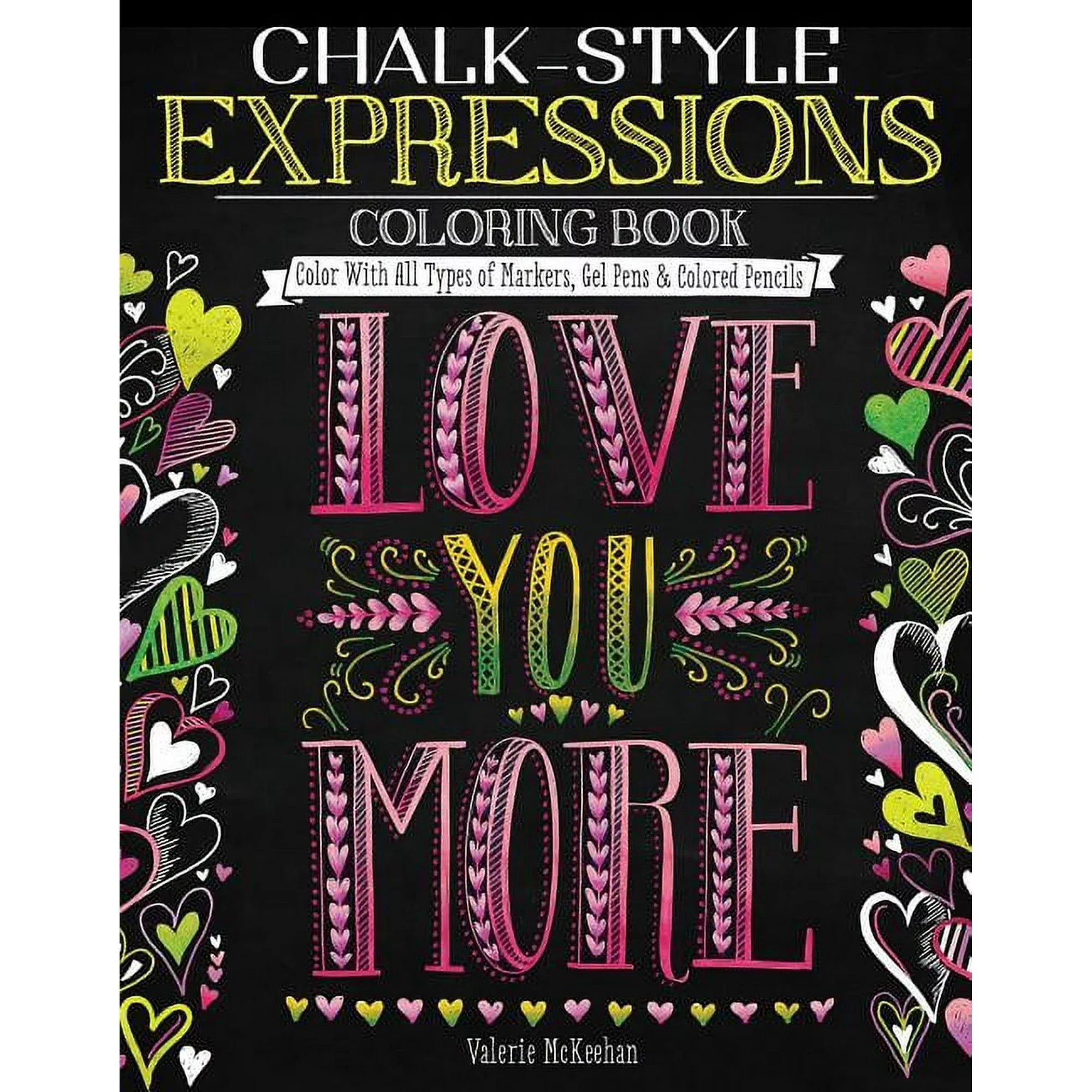 Chalk-Style Expressions Coloring Book: Color With All Types of Markers, Gel Pens Colored Pencils - Amado Deals - wholesale and distributors with free shipping in United States