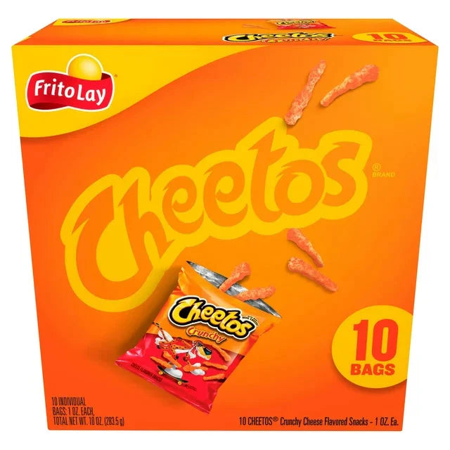 Cheetos Crunchy Cheese Flavored Snacks, 1 oz, 10 Count - Amado Deals - wholesale and distributors with free shipping in United States