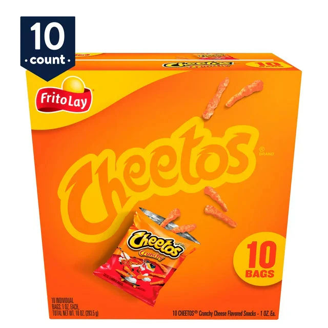 Cheetos Crunchy Cheese Flavored Snacks, 1 oz, 10 Count - Amado Deals - wholesale and distributors with free shipping in United States