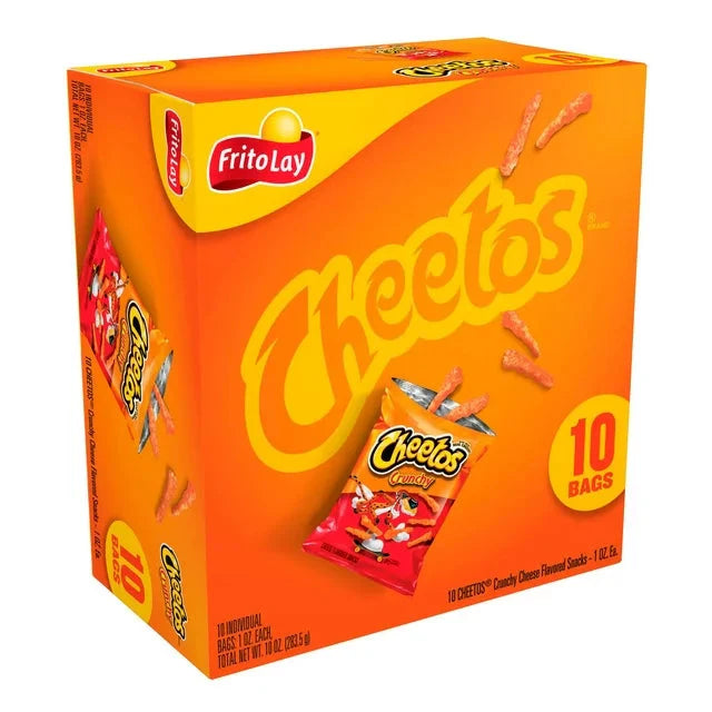 Cheetos Crunchy Cheese Flavored Snacks, 1 oz, 10 Count - Amado Deals - wholesale and distributors with free shipping in United States