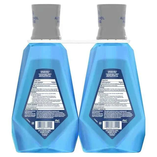 Crest Pro Health Advanced Mouthwash, Alcohol Free, Fresh Mint, 33.8 fl oz