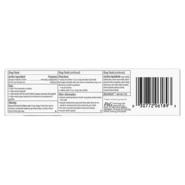 Crest Pro-Health Gum and Enamel Repair Toothpaste, 3.7 oz