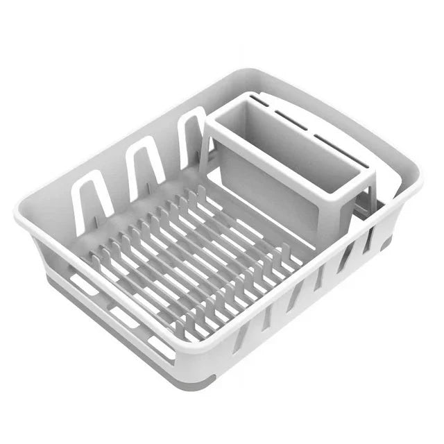 Dish Drying Rack, Mainstays Expandable Dish Rack with Utensil Holder for Kitchen Countertop, White - Amado Deals - wholesale and distributors with free shipping in United States