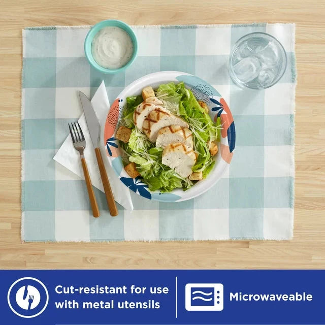 Dixie Disposable Paper Plates, Multicolor, 8.5 in, 100 Count - Amado Deals - wholesale and distributors with free shipping in United States