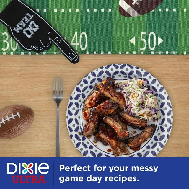 Dixie Ultra Disposable Paper Plates, Multicolor, 10 in, 100 Count - Amado Deals - wholesale and distributors with free shipping in United States