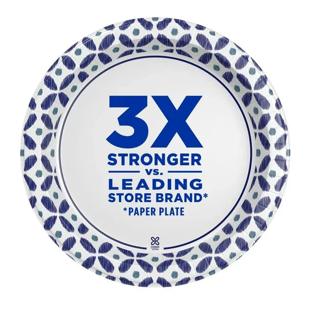 Dixie Ultra Disposable Paper Plates, Multicolor, 10 in, 50 Count - Amado Deals - wholesale and distributors with free shipping in United States