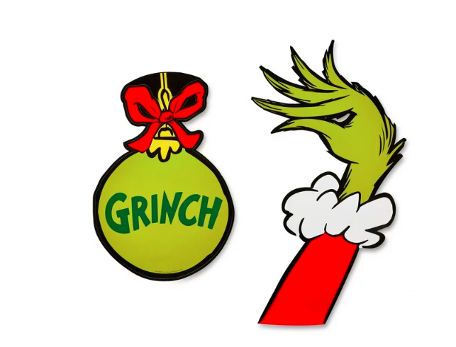 Dr Seuss' The Grinch Who Stole Christmas, Grinch Door or Wall Decoration Sticker - Amado Deals - wholesale and distributors with free shipping in United States