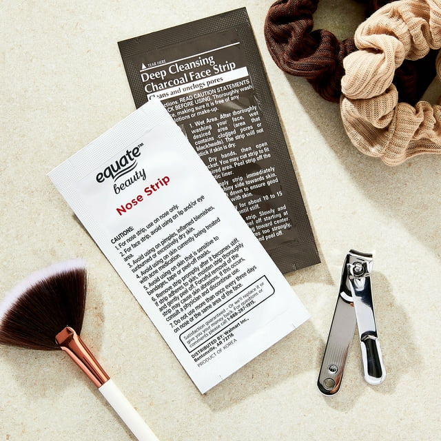 Equate Beauty Charcoal Pore Strips for Nose & Face Combo Pack, 14 Count - Amado Deals - wholesale and distributors with free shipping in United States