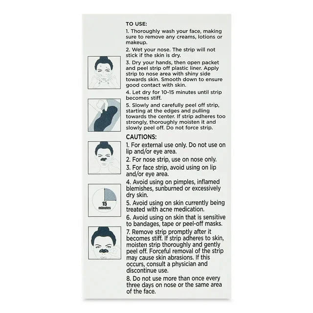 Equate Beauty Charcoal Pore Strips for Nose & Face Combo Pack, 14 Count - Amado Deals - wholesale and distributors with free shipping in United States