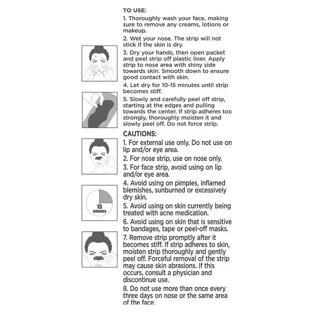 Equate Beauty Charcoal Pore Strips for Nose & Face Combo Pack, 14 Count - Amado Deals - wholesale and distributors with free shipping in United States