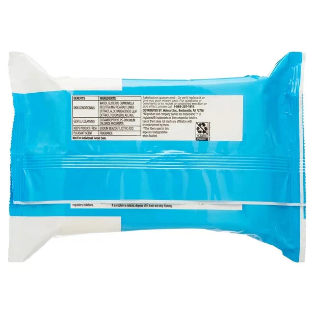 Equate Fresh Scent Flushable Wipes, 5 Resealable Packs (240 Total Wipes) - Amado Deals - wholesale and distributors with free shipping in United States