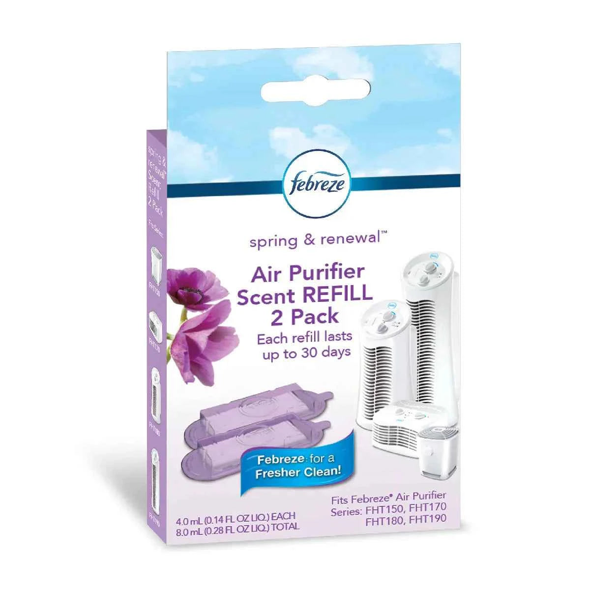 Febreze Spring and Renewal Air Purifier Refill Scent Cartridge, FRF102P