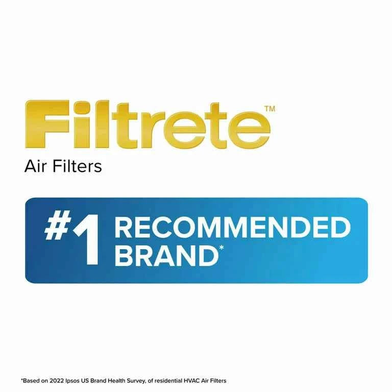Filtrete 16x25x1 Air Filter, MPR 300 MERV 5, Clean Living Dust Reduction, 4 Filters
