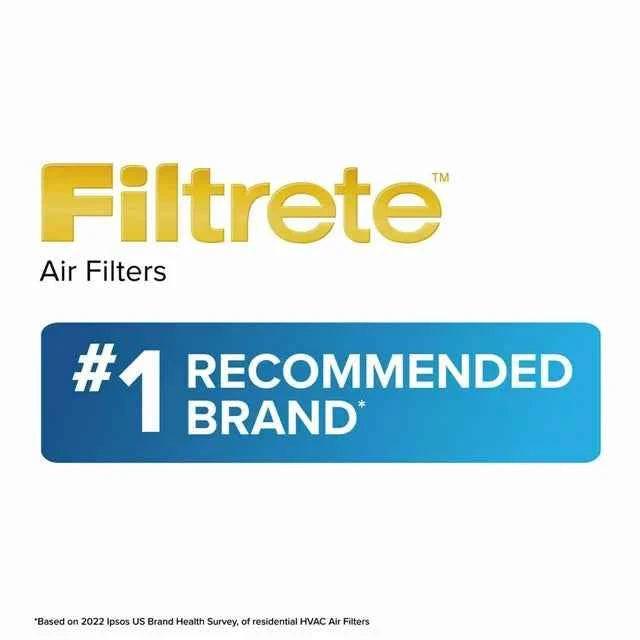 Filtrete 20x25x1 Air Filter, MPR 300 MERV 5, Clean Living Dust Reduction, 4 Filters
