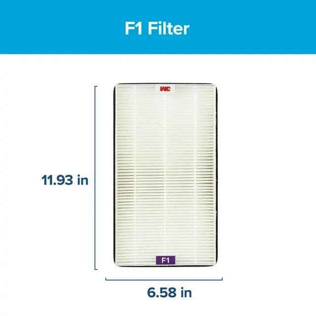 Filtrete by 3M Advanced Allergen, Bacteria  Virus True HEPA Air Purifier Filter, F1