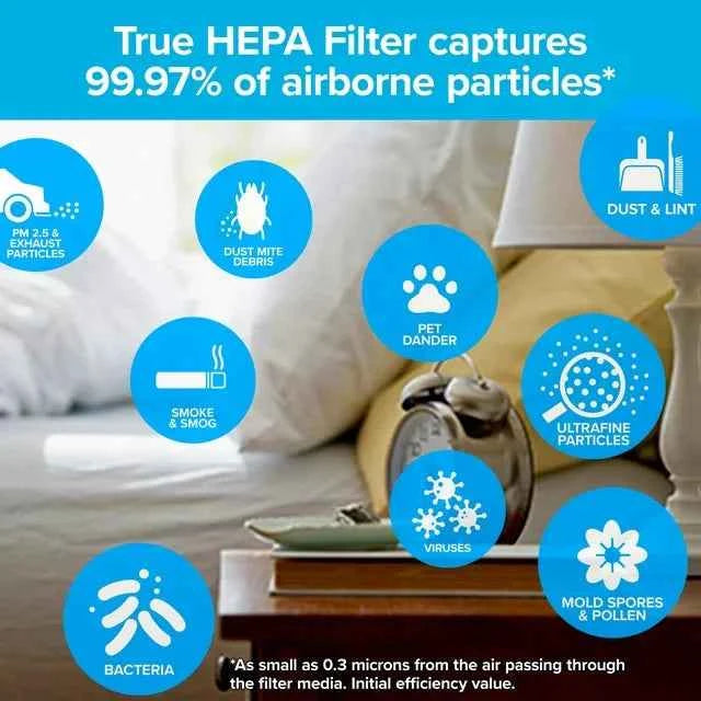 Filtrete by 3M Advanced Allergen, Bacteria  Virus True HEPA Air Purifier Filter, F1