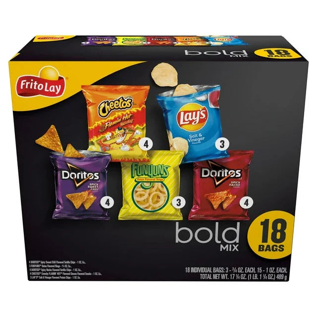 Frito-Lay Bold Mix Variety Pack, 18 Count - Amado Deals - wholesale and distributors with free shipping in United States