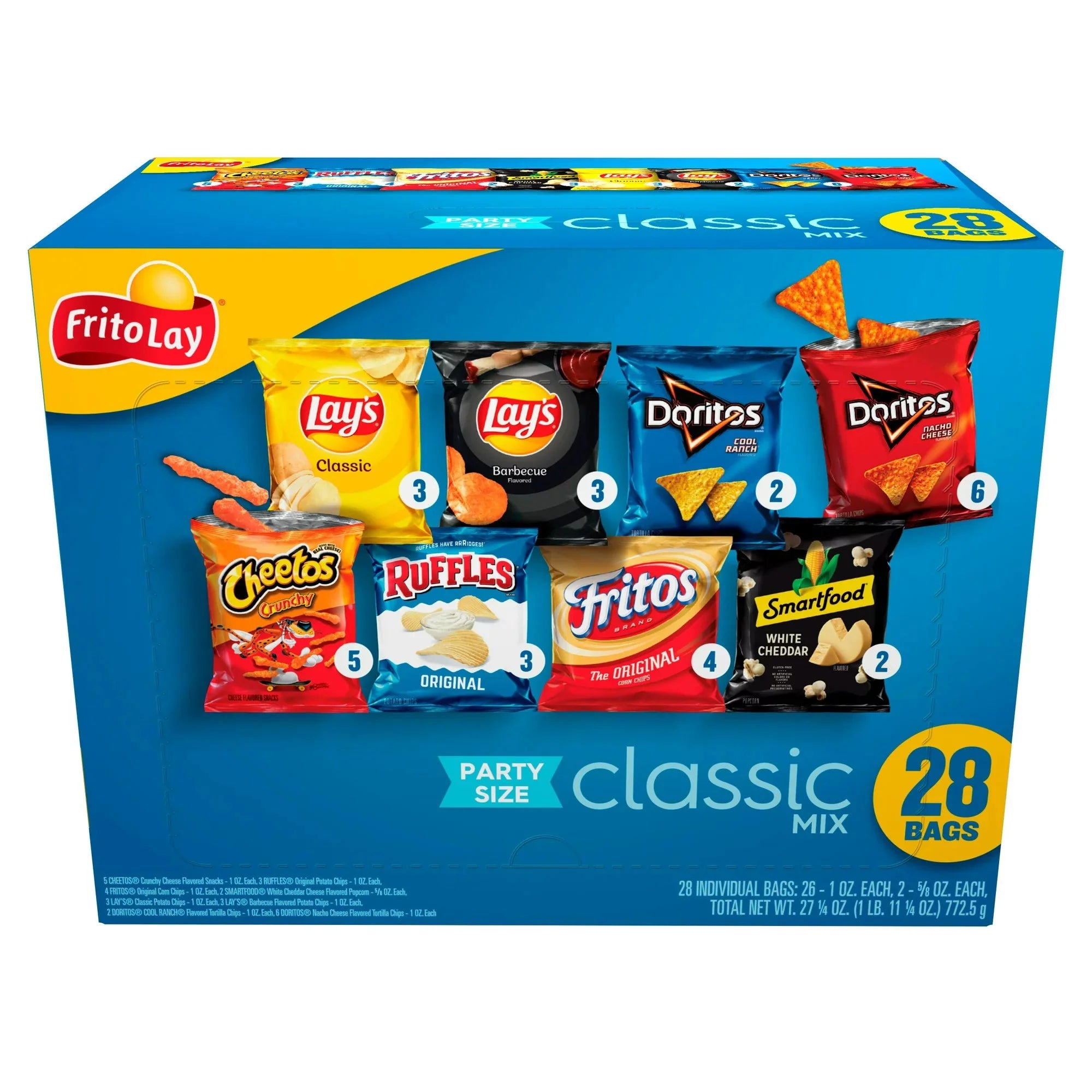 Frito-Lay Classic Mix Variety Pack, 28 Count - Amado Deals - wholesale and distributors with free shipping in United States