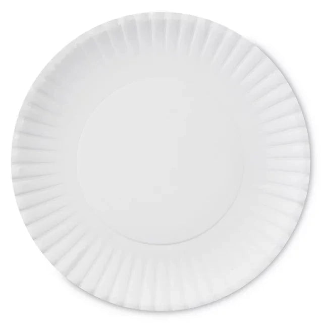 Great Value Coated, Microwave Safe, Disposable Paper Plates, 9 in, White, 140 Count - Amado Deals - wholesale and distributors with free shipping in United States