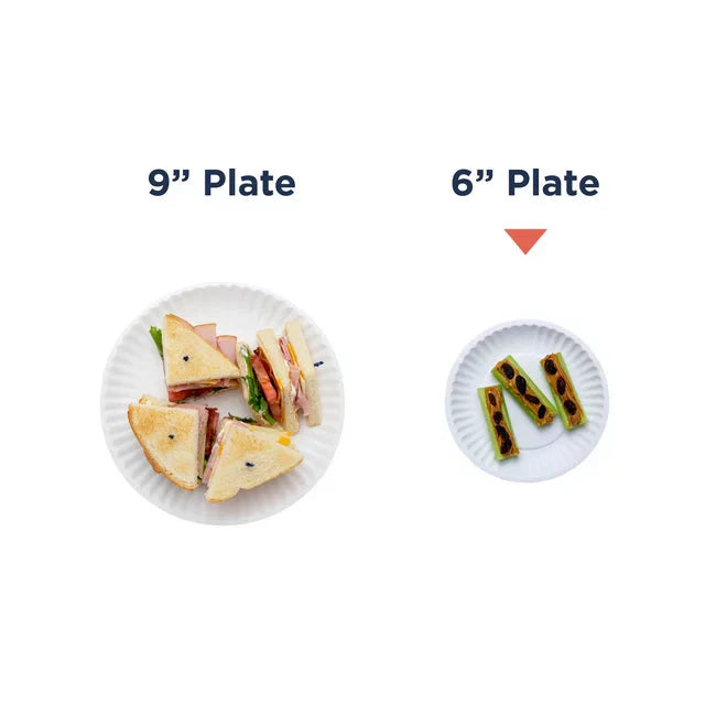 Great Value Uncoated, Microwave Safe, Disposable Paper Plates, 6 in, White, 100 Count - Amado Deals - wholesale and distributors with free shipping in United States