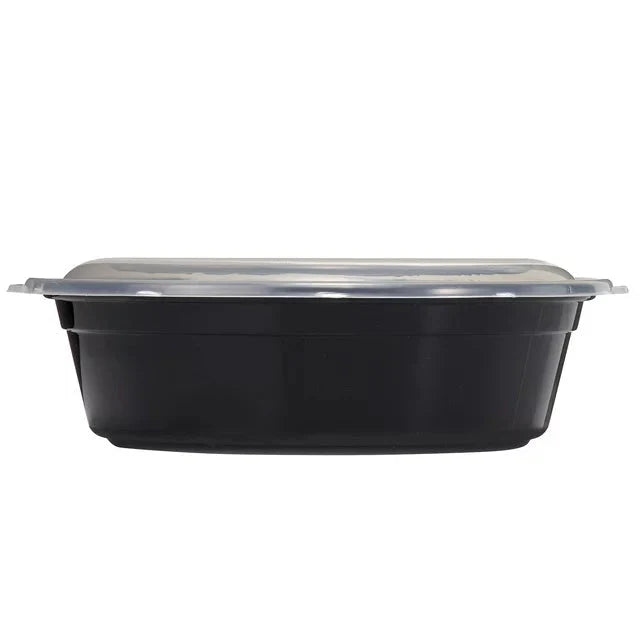 Mainstays 3-Compartment 1L Round Meal Prep Food Storage Container, 5 Pack - Amado Deals - wholesale and distributors with free shipping in United States