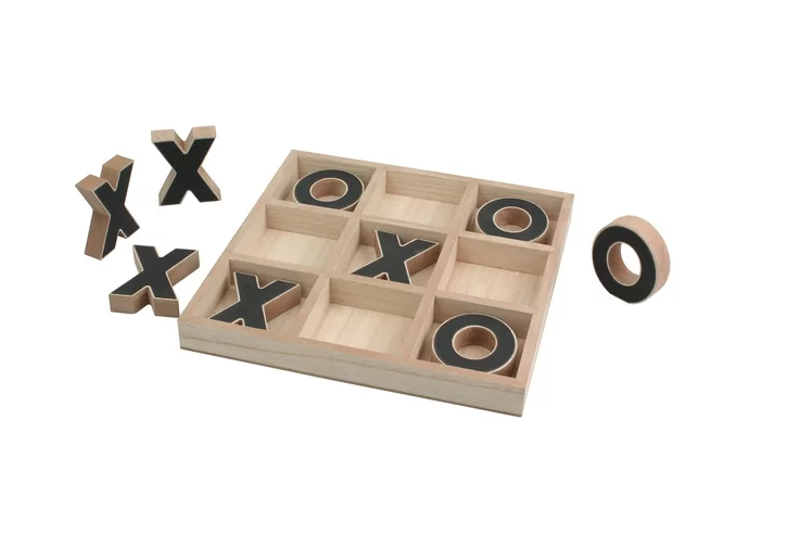 Mainstays Decorative Wood Tic-Tac-Toe Set, Brown - Amado Deals - wholesale and distributors with free shipping in United States