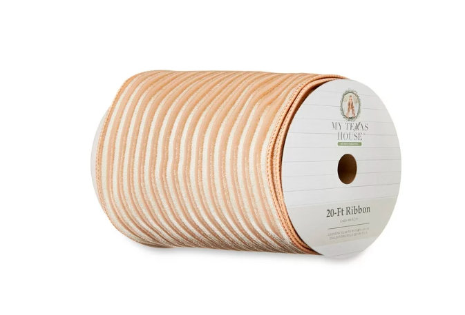 My Texas House Beige Polyester Ribbon, 20‘ - Amado Deals - wholesale and distributors with free shipping in United States