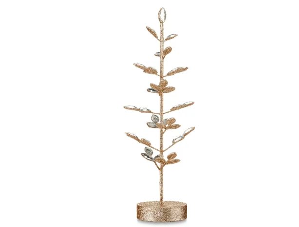 My Texas House Large Gold Glittered Wire Jewel Tree Decoration, 16 inch - Amado Deals - wholesale and distributors with free shipping in United States