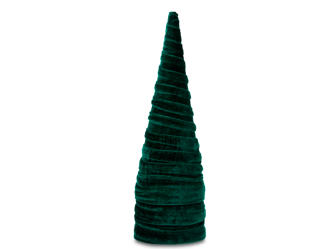 My Texas House Velvet Tree Decoration, Green, 16 inch, .31 lb. - Amado Deals - wholesale and distributors with free shipping in United States