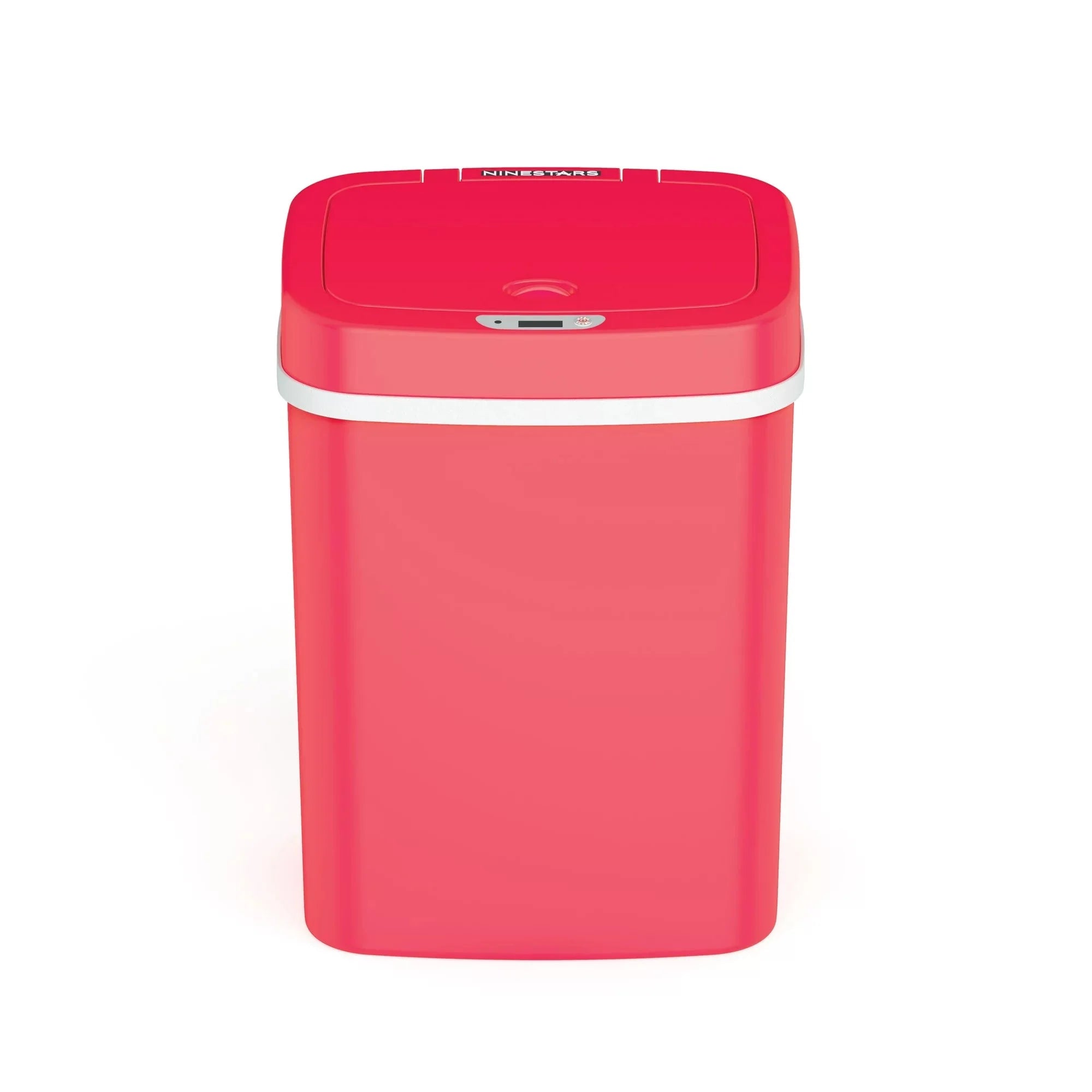Nine Stars 3.2 Gallon Trash Can, Plastic Touchless Bathroom Trash Can, Rose - Amado Deals - wholesale and distributors with free shipping in United States