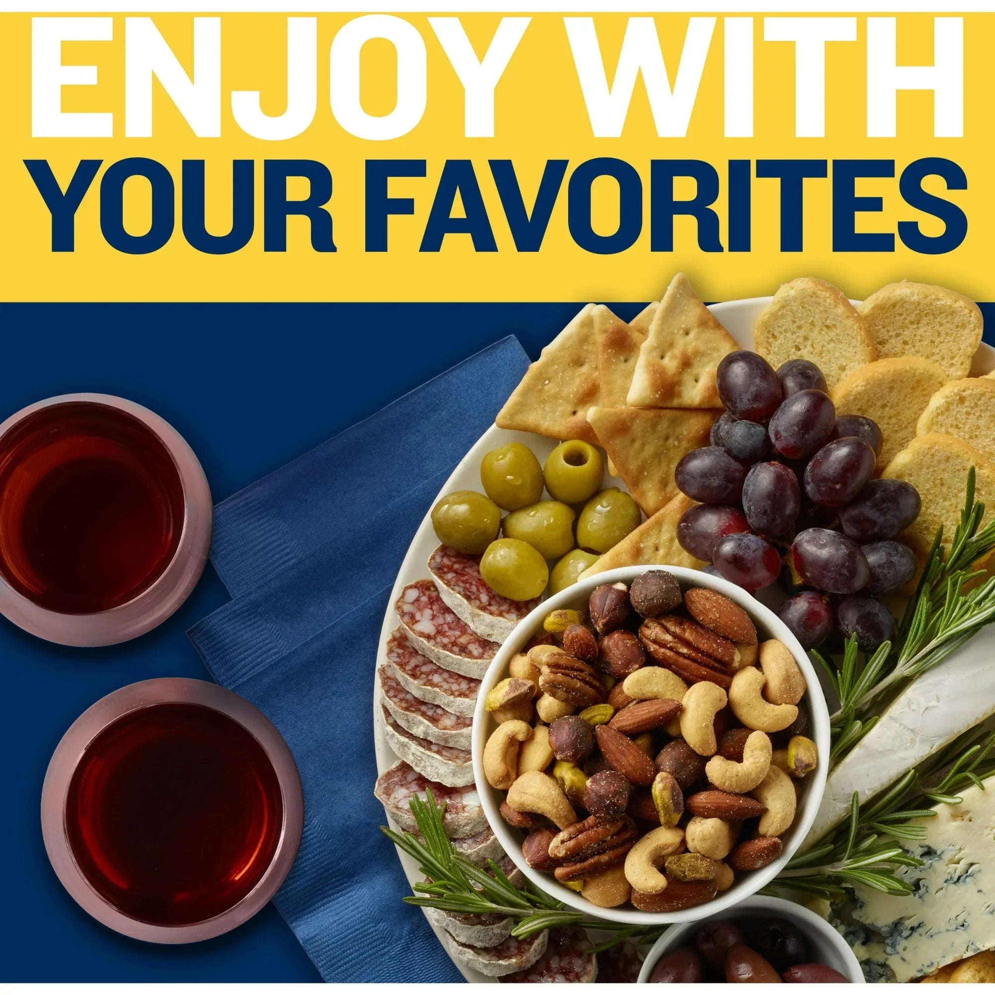 PLANTERS Deluxe Salted Mixed Nuts, Party Snacks, Plant-Based Protein 34oz (1 Container) - Amado Deals - wholesale and distributors with free shipping in United States