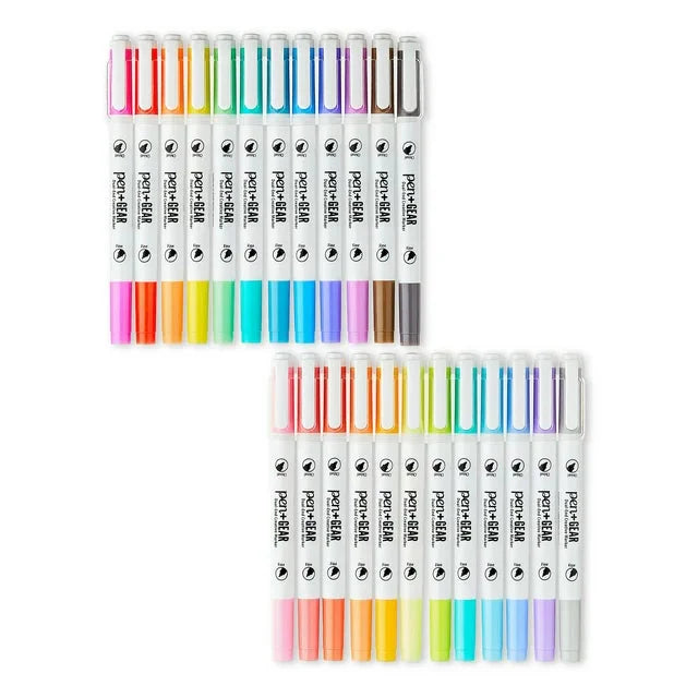 Pen+Gear Dual End Art Markers, Assorted Colors, 24 Count - Amado Deals - wholesale and distributors with free shipping in United States