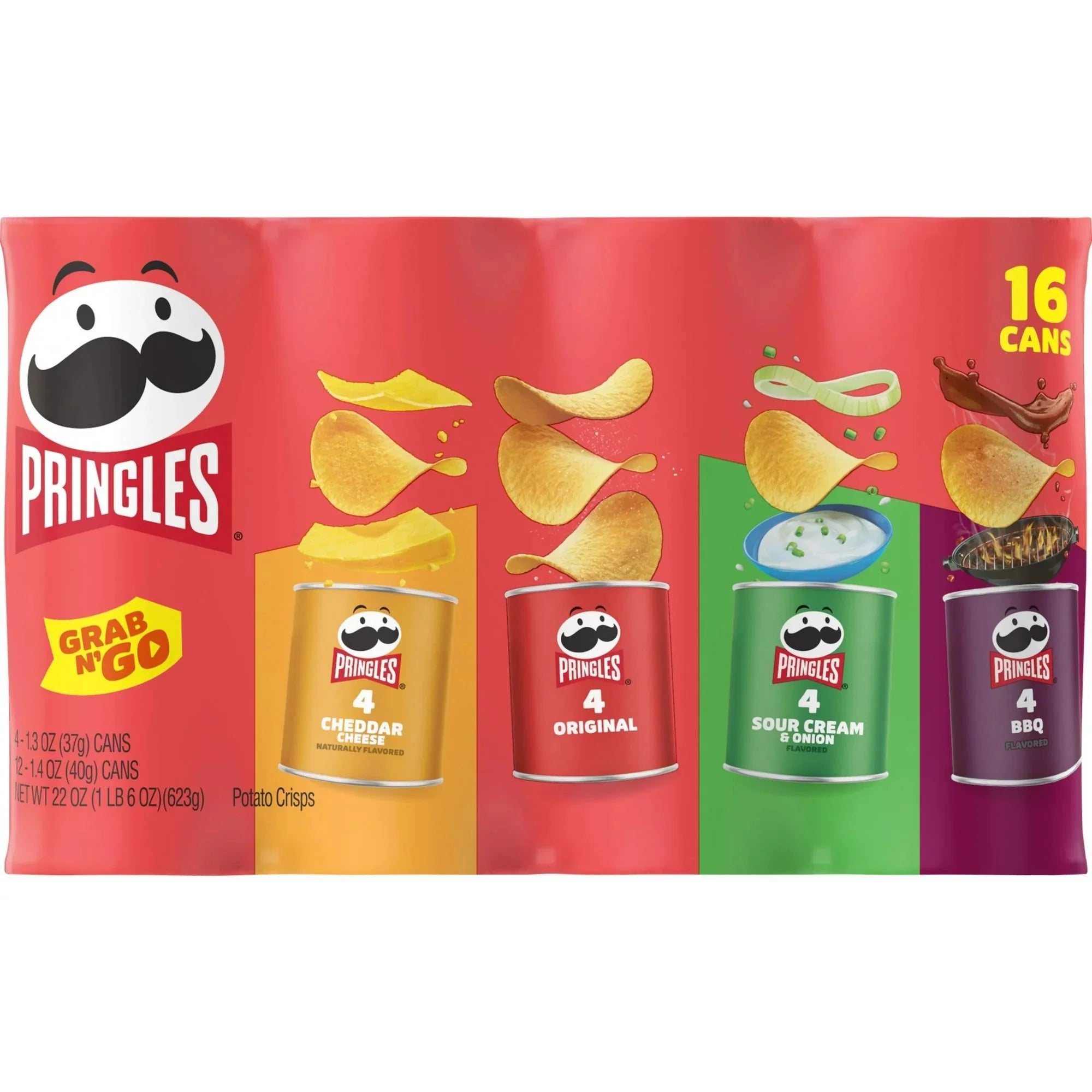 Pringles Variety Pack Potato Crisps Chips, 22 oz, 16 Count - Amado Deals - wholesale and distributors with free shipping in United States